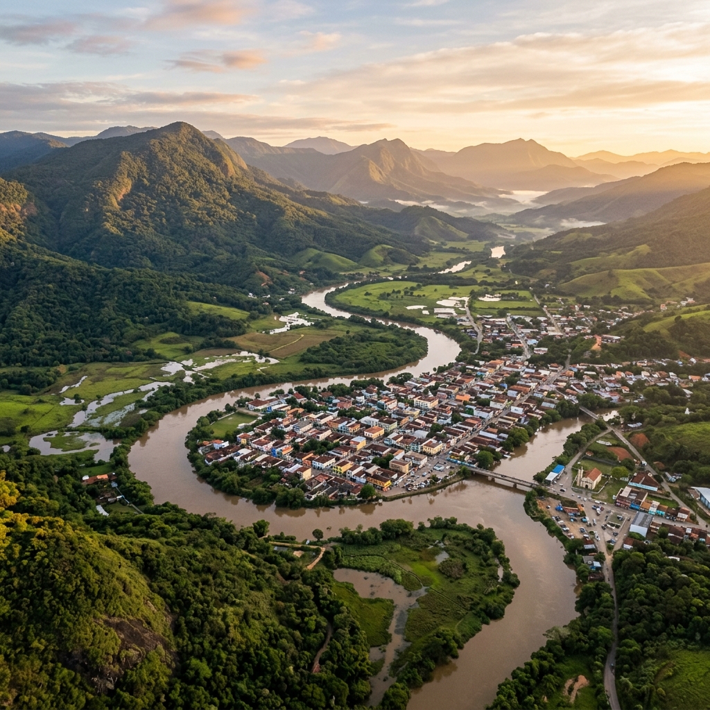 Rio Itajaí-Açu em Rio do Sul